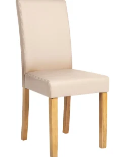 Hot Beliani Tuoli Keinonahka Beige 2 Kpl Broadway