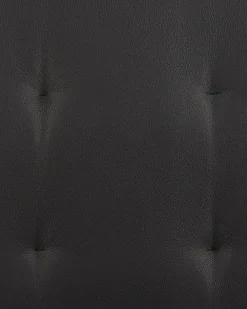 Tuolit<Beliani Tuoli Keinonahka Musta 2 Kpl Rovard