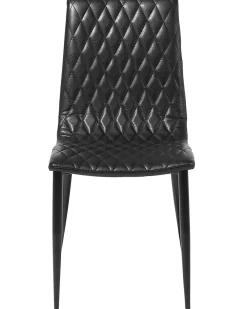 Tuolit<Beliani Tuoli Keinonahka Musta 2 Kpl Montana