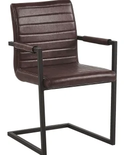 Online Beliani Tuoli Keinonahka Ruskea 2 Kpl Buford