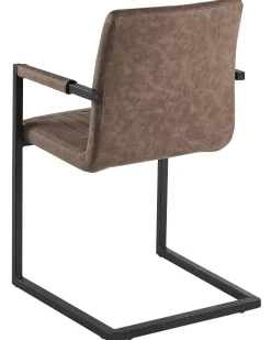 Flash Sale Beliani Tuoli Keinonahka Ruskea 2 Kpl Brandol