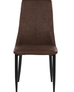 Fashion Beliani Tuoli Keinonahka Ruskea 2 Kpl Clayton