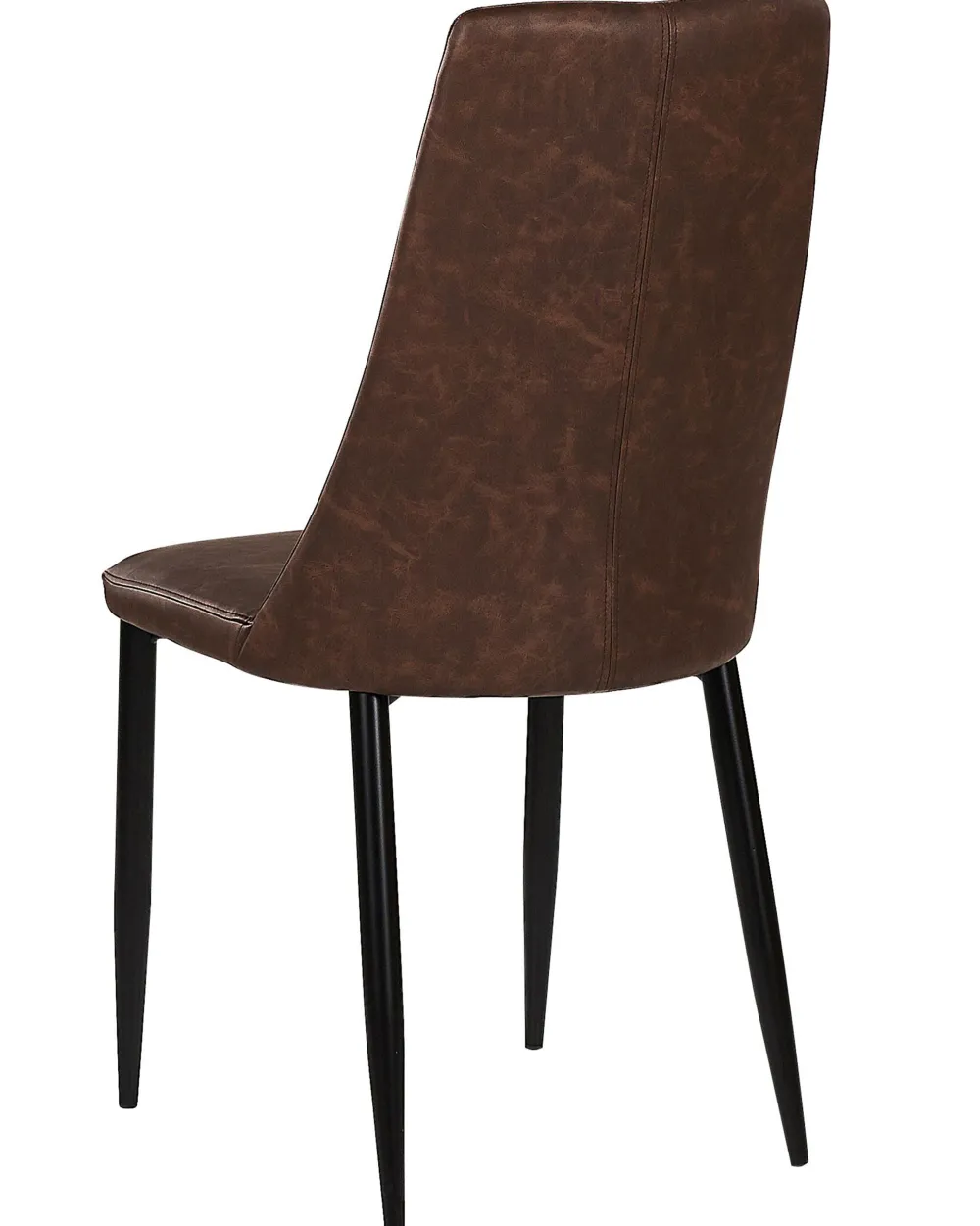 Fashion Beliani Tuoli Keinonahka Ruskea 2 Kpl Clayton