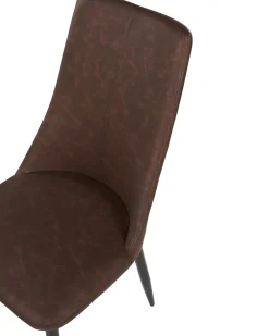 Fashion Beliani Tuoli Keinonahka Ruskea 2 Kpl Clayton