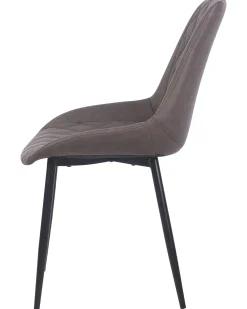 Sale Beliani Tuoli Keinonahka Tummanruskea 2 Kpl Maribel