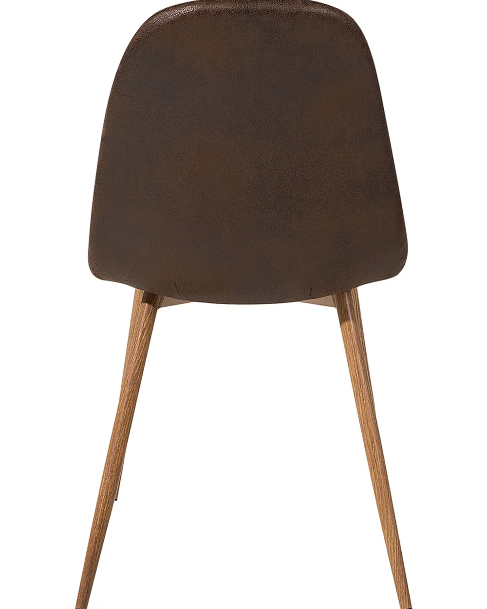 Discount Beliani Tuoli Keinonahka Tummanruskea 2 Kpl Bruce