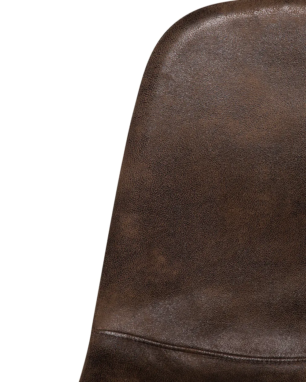 Discount Beliani Tuoli Keinonahka Tummanruskea 2 Kpl Bruce