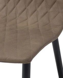 Hot Beliani Tuoli Keinonahka Vaaleanruskea 2 Kpl Montana