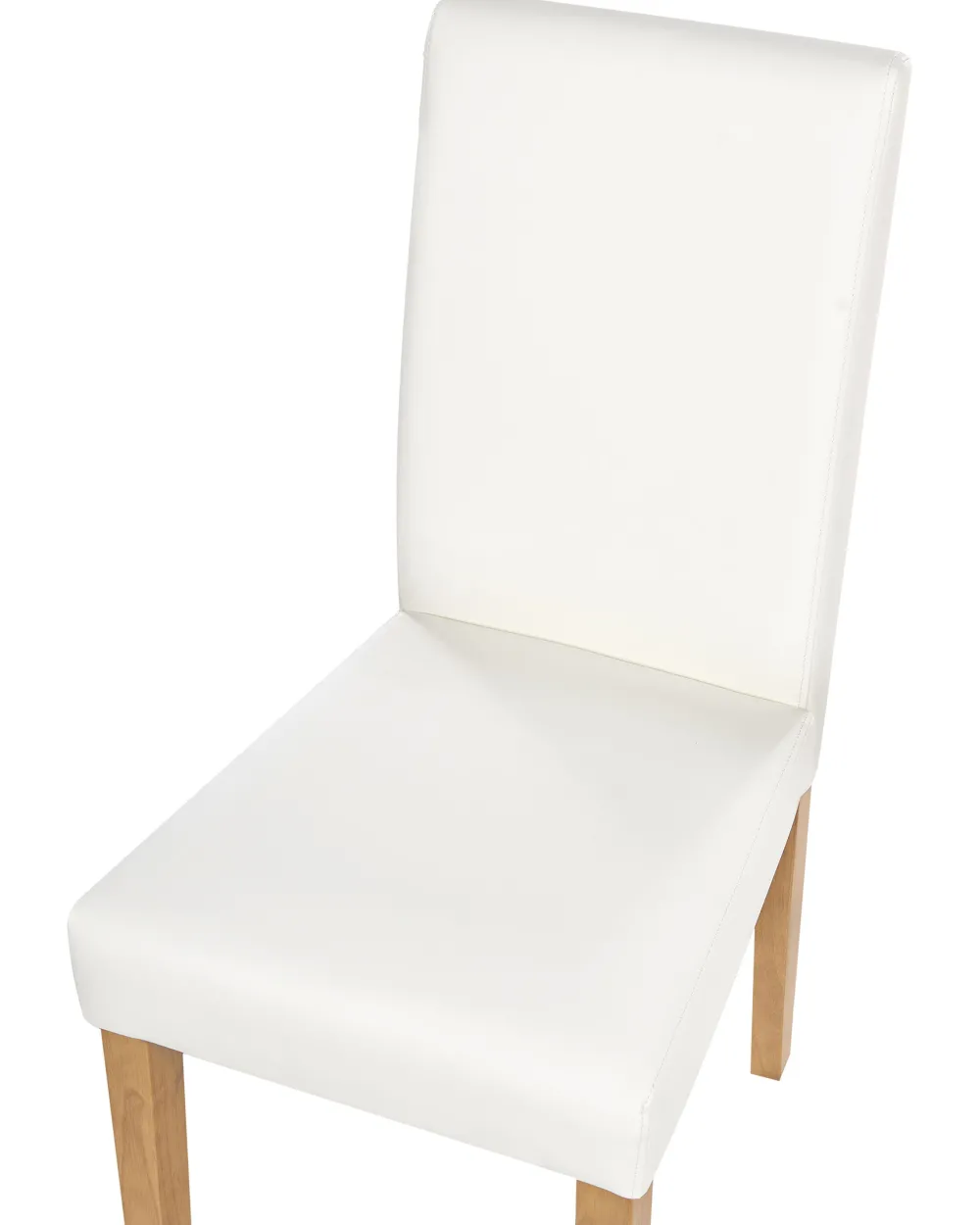 Tuolit<Beliani Tuoli Keinonahka Valkoinen 2 Kpl Broadway