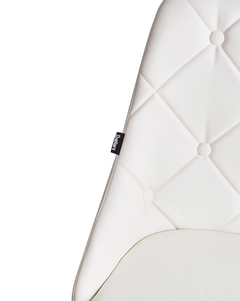 Tuolit<Beliani Tuoli Keinonahka Valkoinen 2 Kpl Valerie