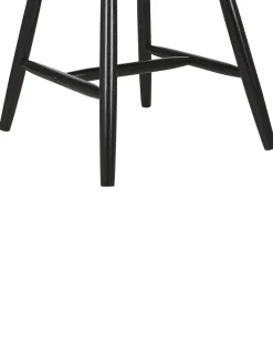 Shop Beliani Tuoli Kumipuu Musta 2 Kpl Burges