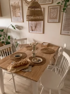 Tuolit<Beliani Tuoli Kumipuu Valkoinen 2 Kpl Burges