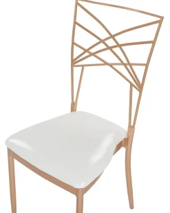 Flash Sale Beliani Tuoli Metalli Ruusukulta 2 Kpl Girard