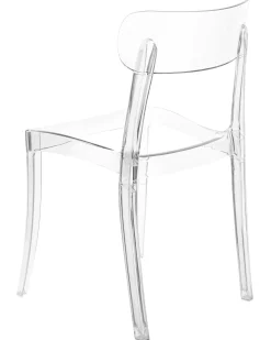 Cheap Beliani Tuoli Muovi Kirkas 2 Kpl Covington