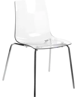 Cheap Beliani Tuoli Muovi Kirkas 2 Kpl Silerton