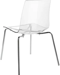 Cheap Beliani Tuoli Muovi Kirkas 2 Kpl Silerton