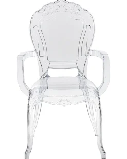 Tuolit<Beliani Tuoli Muovi Kirkas 2 Kpl Vermont Ii