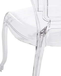 Tuolit<Beliani Tuoli Muovi Kirkas 2 Kpl Vermont