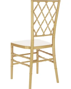 Discount Beliani Tuoli Muovi Kulta 2 Kpl Clarion