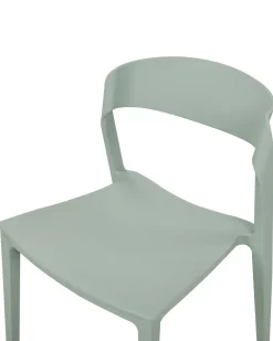 Tuolit<Beliani Tuoli Muovi Mintunvihrea 2 Kpl Somers