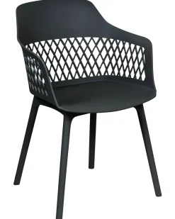 Tuolit<Beliani Tuoli Muovi Musta 2 Kpl Almira