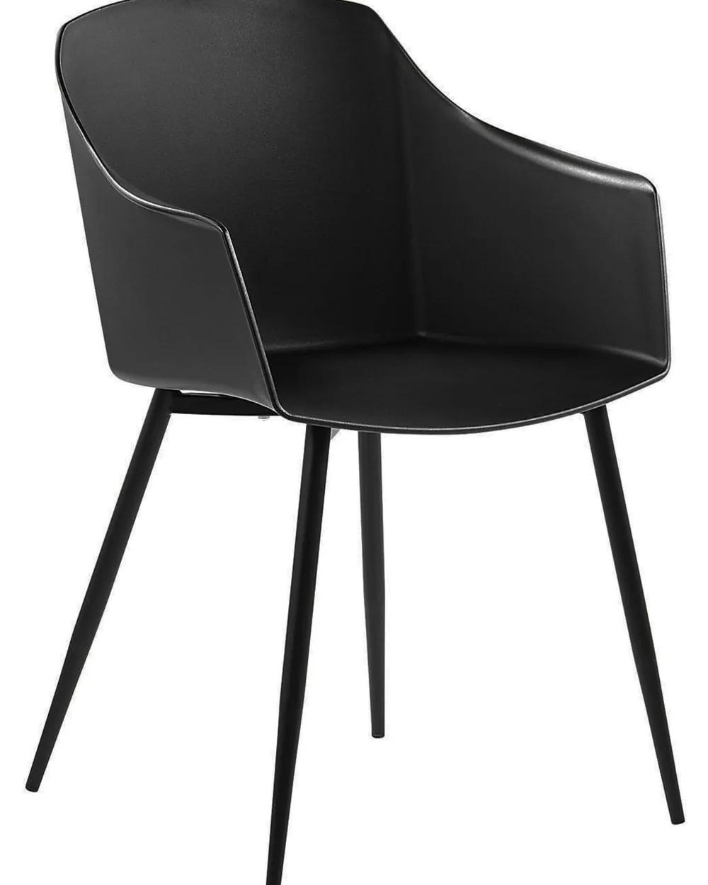 Tuolit<Beliani Tuoli Muovi Musta 2 Kpl Fonda