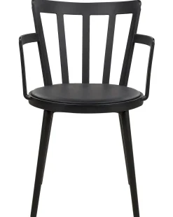 New Beliani Tuoli Muovi Musta 4 Kpl Morill