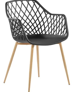 Hot Beliani Tuoli Muovi Musta 2 Kpl Nashua