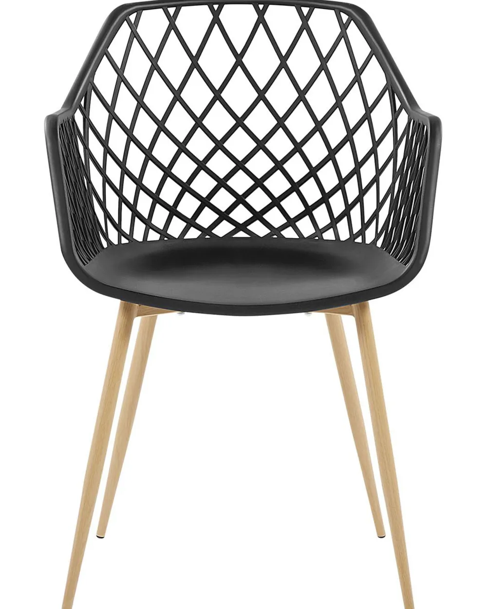 Hot Beliani Tuoli Muovi Musta 2 Kpl Nashua