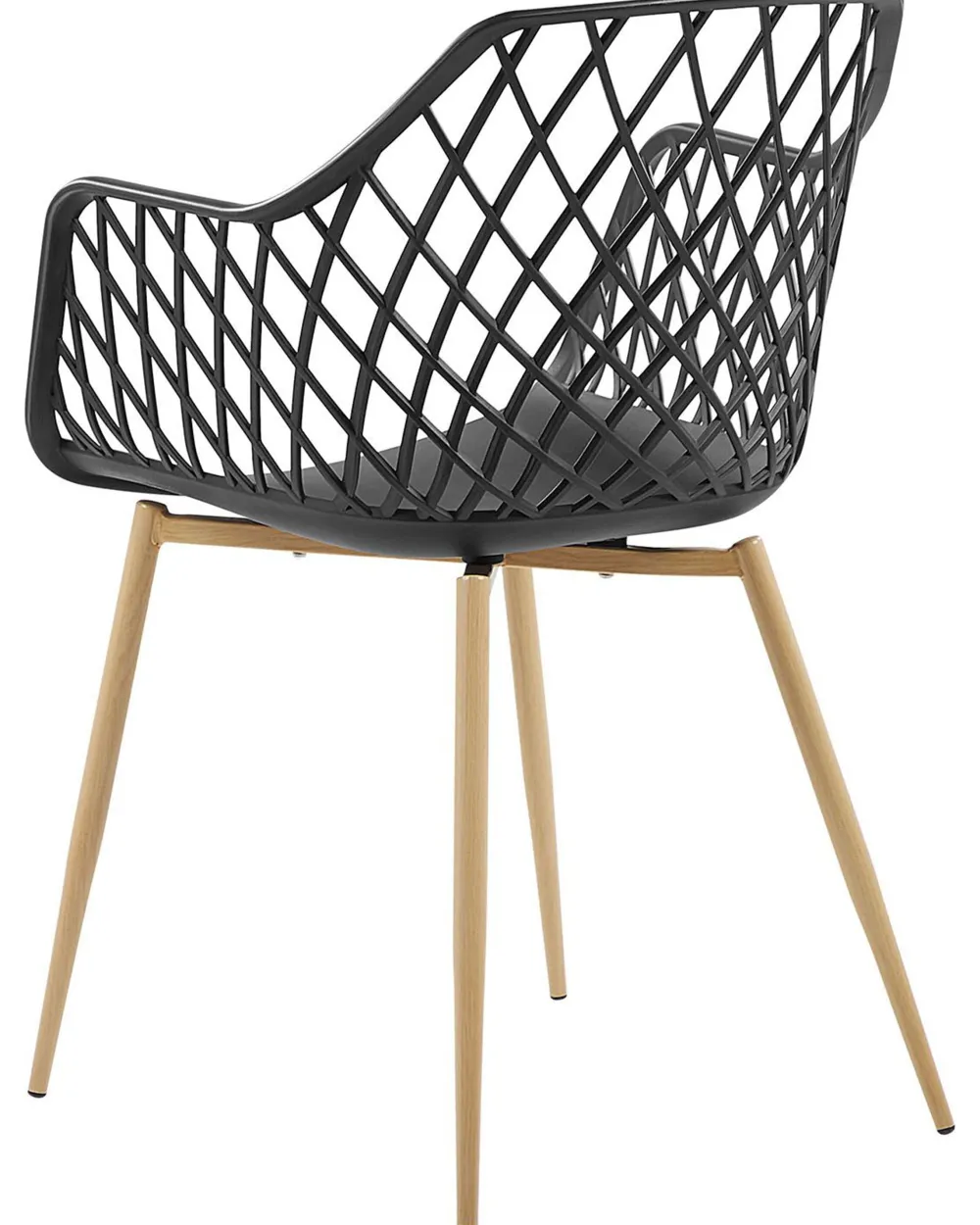 Hot Beliani Tuoli Muovi Musta 2 Kpl Nashua