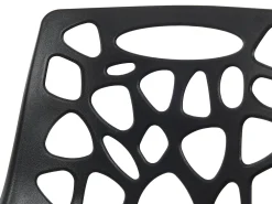 Store Beliani Tuoli Muovi Musta Morgan