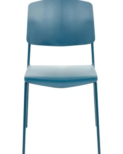 Tuolit<Beliani Tuoli Muovi Sininen 4 Kpl Astoria