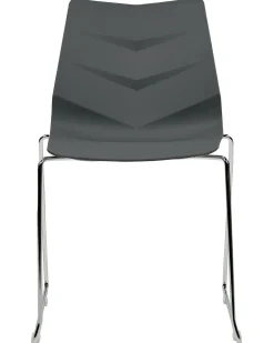 Tuolit<Beliani Tuoli Muovi Tummanharmaa 4 Kpl Hartley