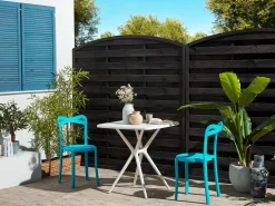 Ulkokalusteet<Beliani Tuoli Muovi Turkoosi 2 Kpl Camogli