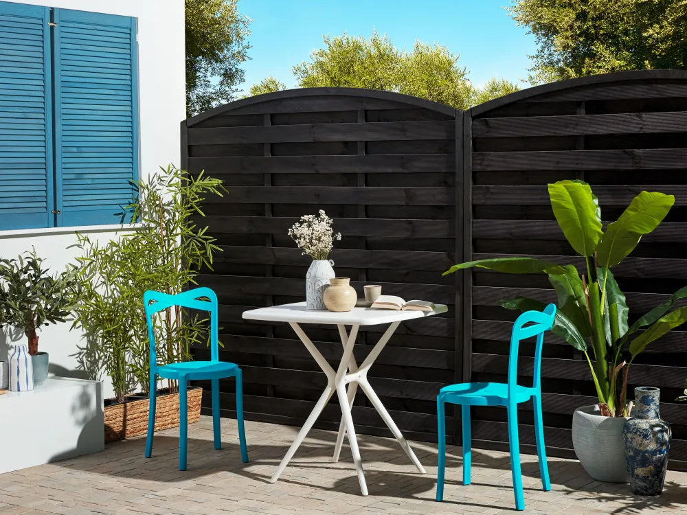 Ulkokalusteet<Beliani Tuoli Muovi Turkoosi 2 Kpl Camogli