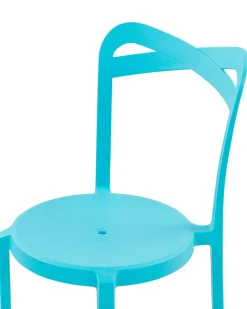 Ulkokalusteet<Beliani Tuoli Muovi Turkoosi 2 Kpl Camogli
