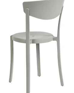 Tuolit<Beliani Tuoli Muovi Vaaleanharmaa 8 Kpl Vieste