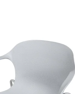 Tuolit<Beliani Tuoli Muovi Vaaleanharmaa 2 Kpl Elbert