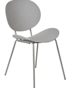 Outlet Beliani Tuoli Muovi Vaaleanharmaa 2 Kpl Shonto