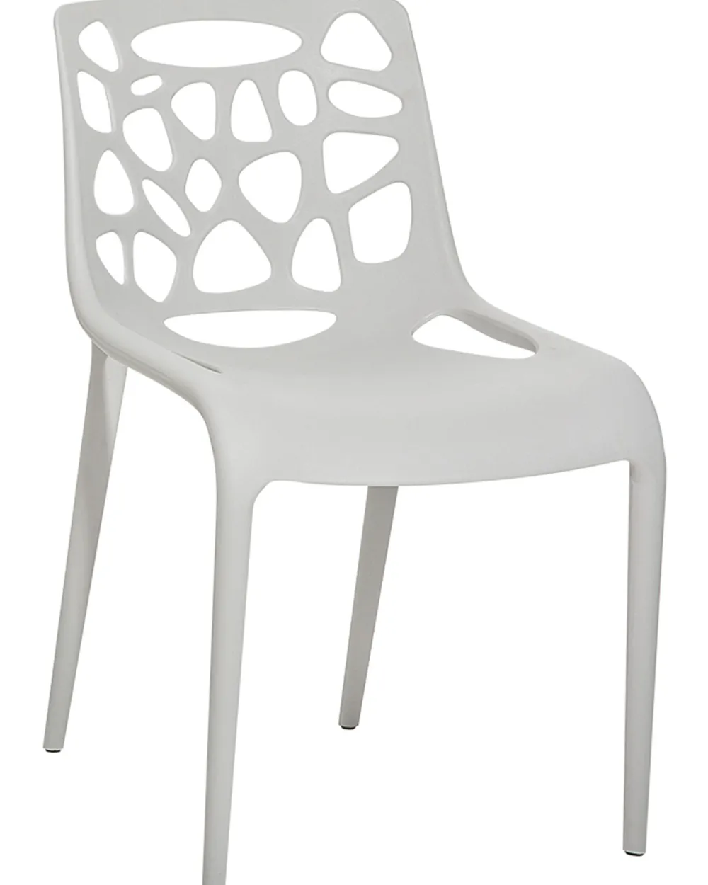 Flash Sale Beliani Tuoli Muovi Vaaleanharmaa Morgan