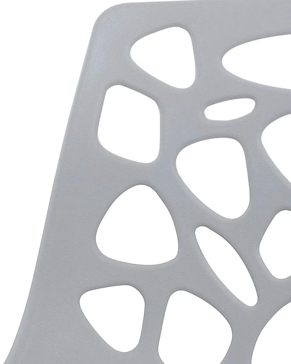 Flash Sale Beliani Tuoli Muovi Vaaleanharmaa Morgan