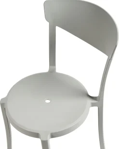 Discount Beliani Tuoli Muovi Vaaleanharmaa 4 Kpl Vieste