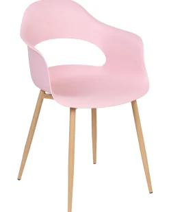 Cheap Beliani Tuoli Muovi Vaaleanpunainen 2 Kpl Utica