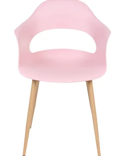 Cheap Beliani Tuoli Muovi Vaaleanpunainen 2 Kpl Utica