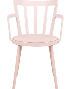 Tuolit<Beliani Tuoli Muovi Vaaleanpunainen 4 Kpl Morill