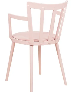 Tuolit<Beliani Tuoli Muovi Vaaleanpunainen 4 Kpl Morill