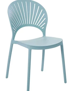 Tuolit<Beliani Tuoli Muovi Vaaleansininen 4 Kpl Ostia