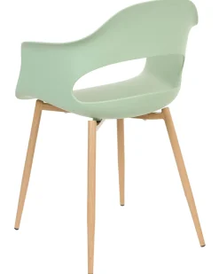 New Beliani Tuoli Muovi Vaaleanvihrea 2 Kpl Utica