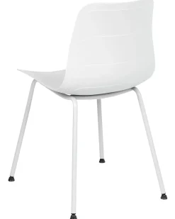 New Beliani Tuoli Muovi Valkoinen 2 Kpl Loomis