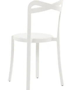 Discount Beliani Tuoli Muovi Valkoinen 4 Kpl Camogli